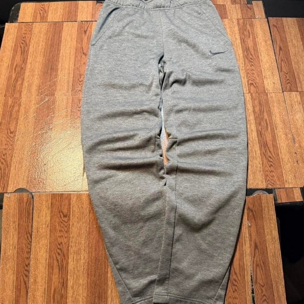 Nike Grey Dri-Fit Tech Retro Sportswear Hem Sweatpants Small